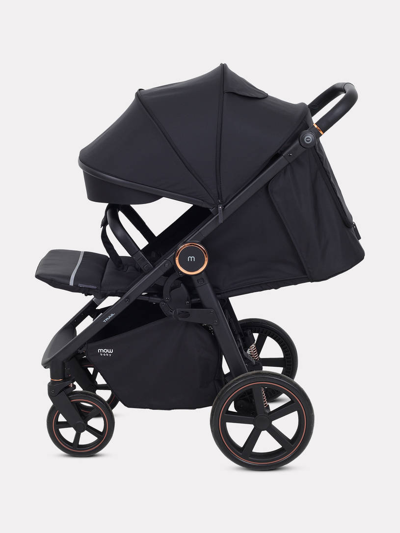 Коляска прогулочная Mowbaby Trail 2025 Black
