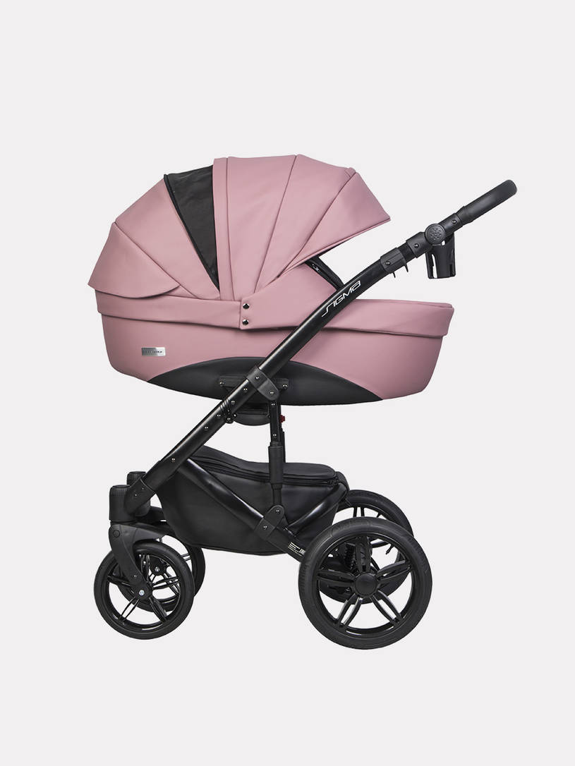 Коляска 3 в 1 Riko Sigma Pro Energy pink
