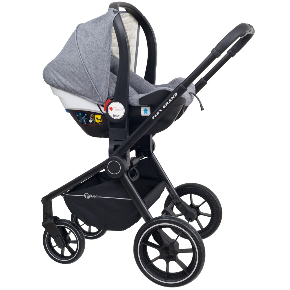 Коляска 3 в 1 Rant Flex Grand Koala Grey темно-серый