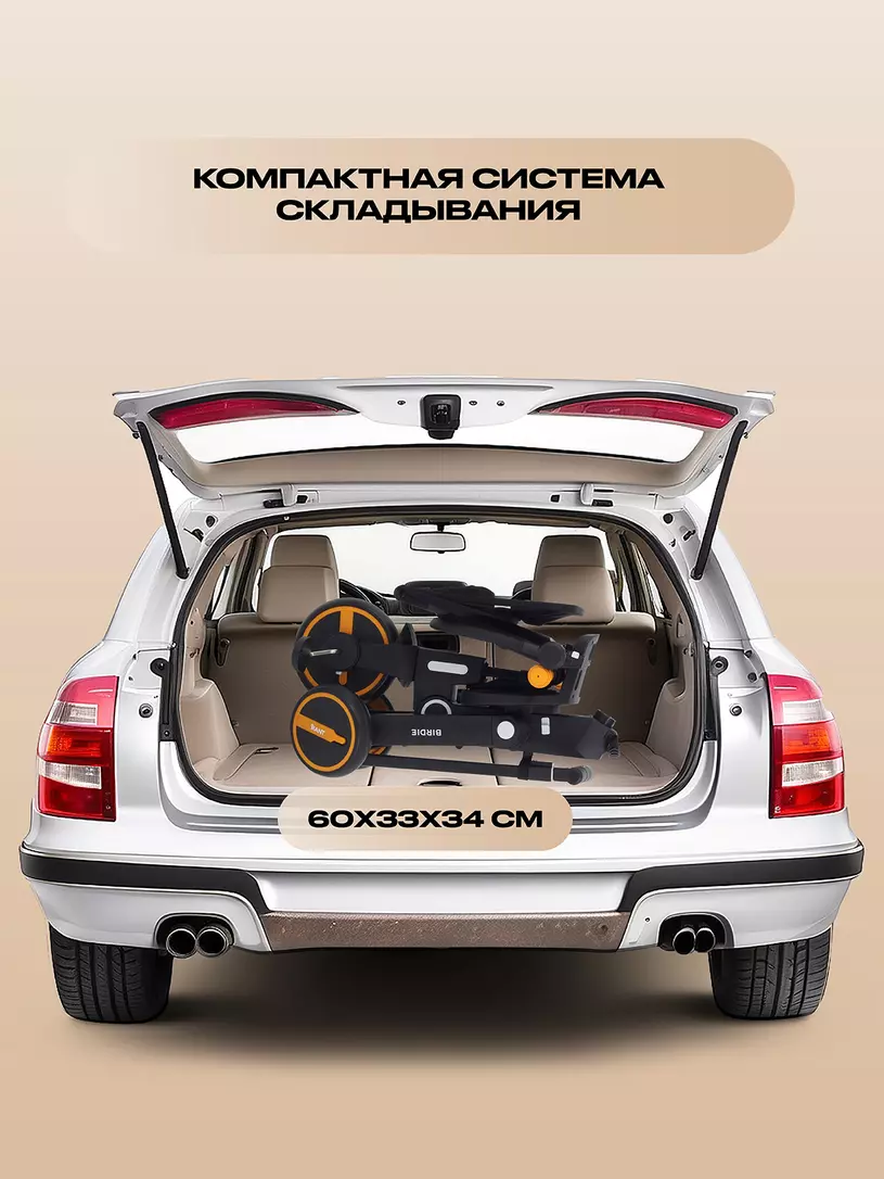 Велосипед 3-х колесный Rant Birdie Graphite