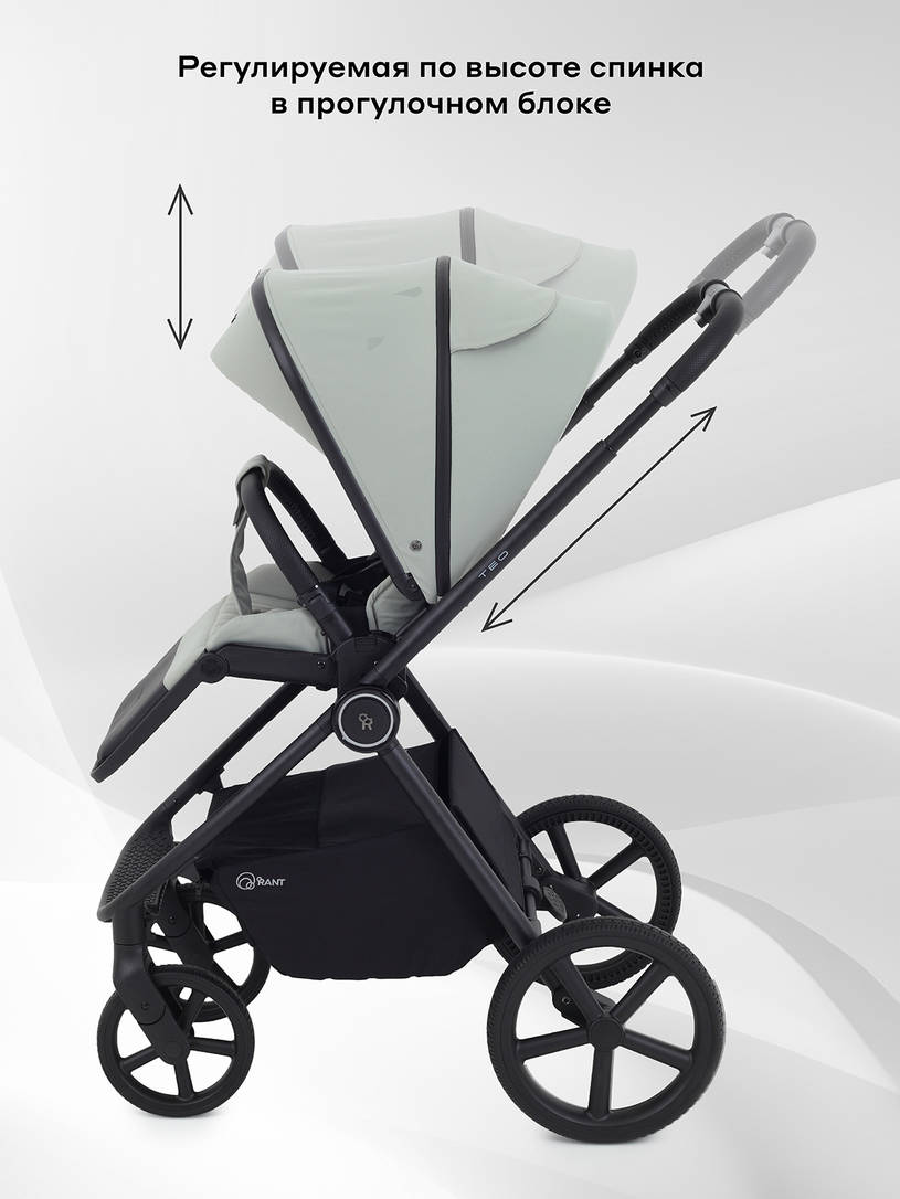 Коляска 2 в 1 Rant Teo Sage