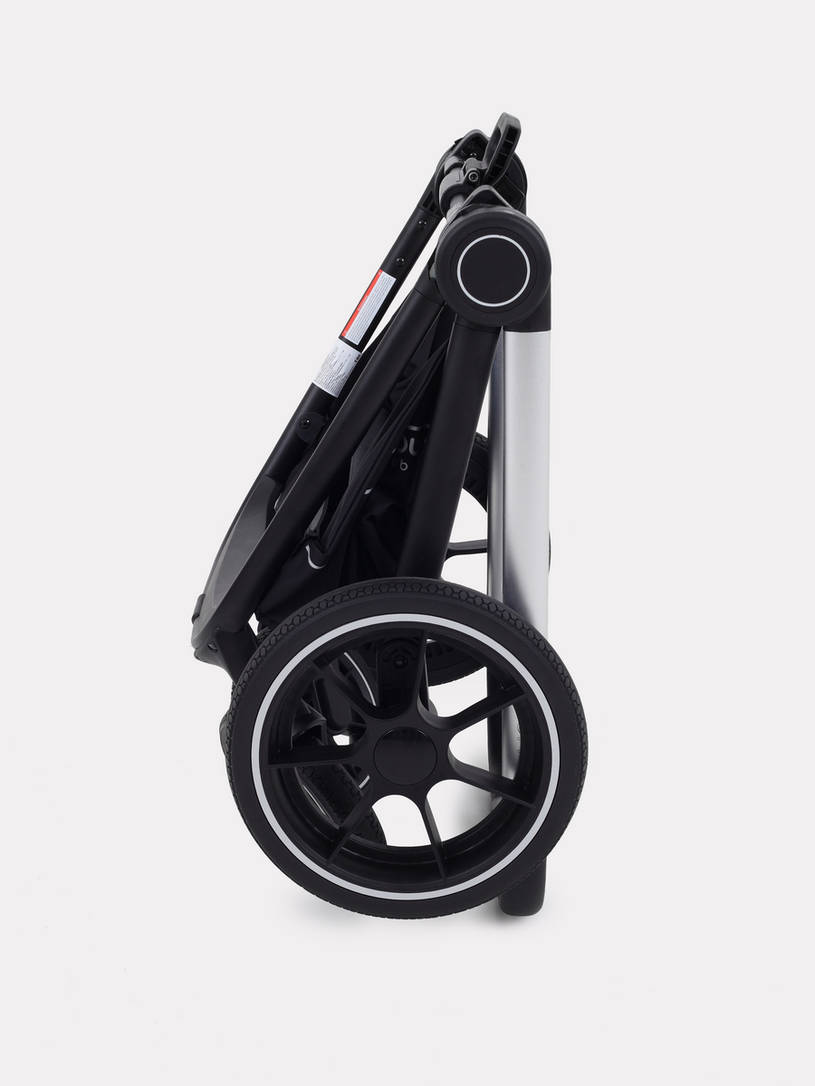 Коляска 2 в 1 MOWBaby ZOOM PU RA086 Silver Black