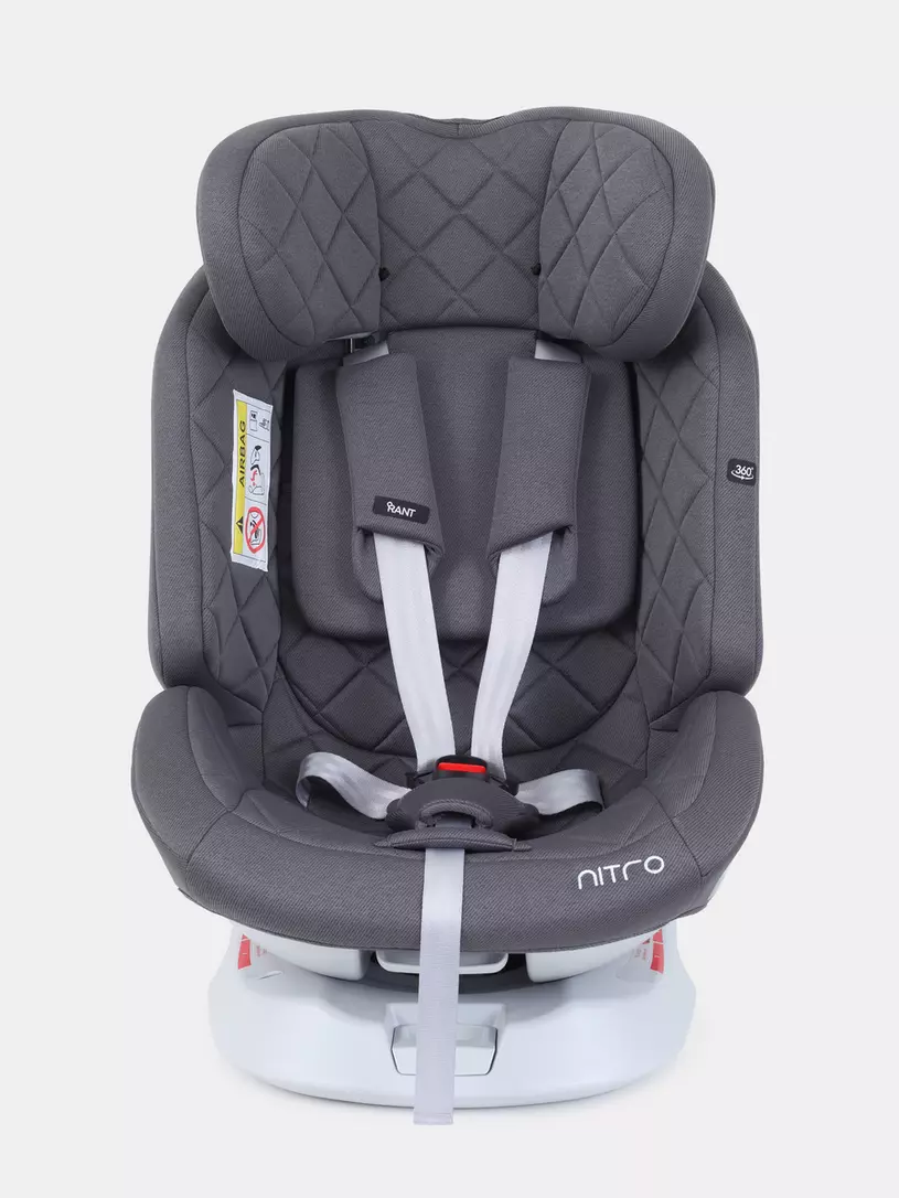 Автокресло Rant Nitro 0/1/2/3 (0-36 кг) Grey