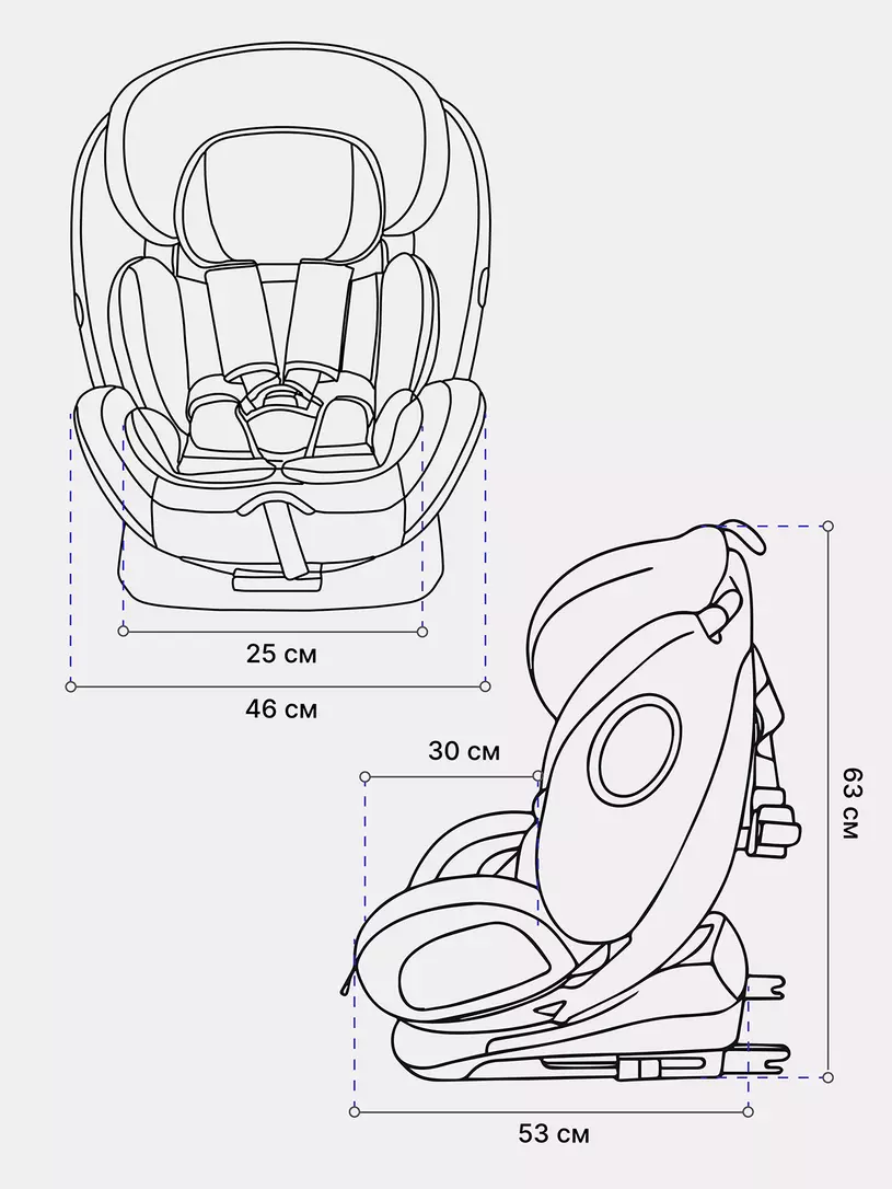 Автокресло Rant Basic Twist Next isofix группа 0+/1/2/3 (0-36 кг) Black