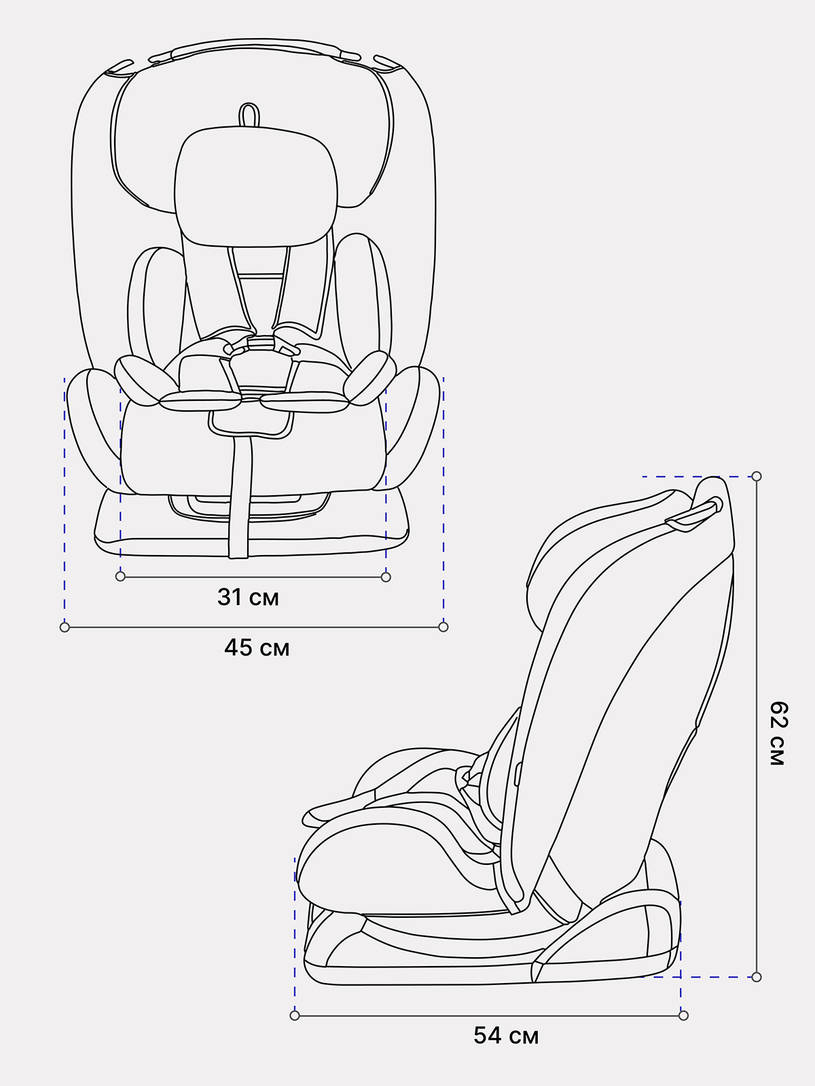 Автокресло Rant Basic Unity 0/1/2/3 (0-36 кг) Beige