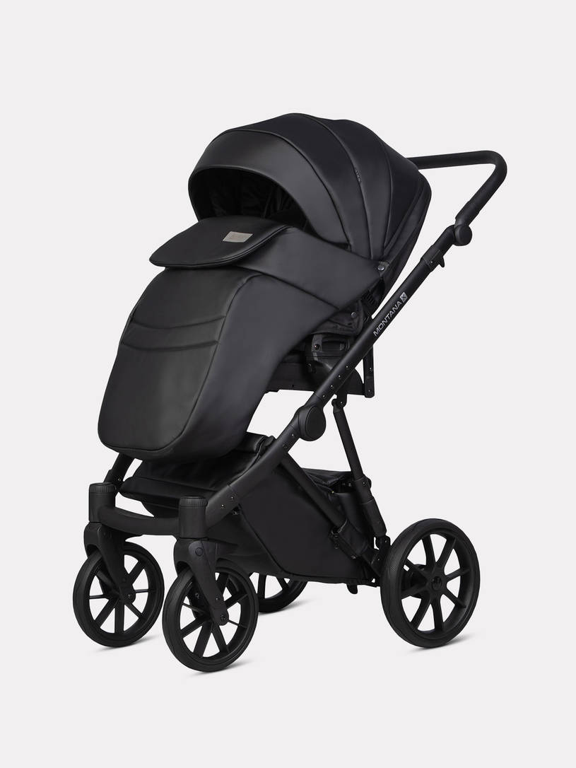Коляска 2 в 1 Riko Basic Montana Ecco X 12 Black