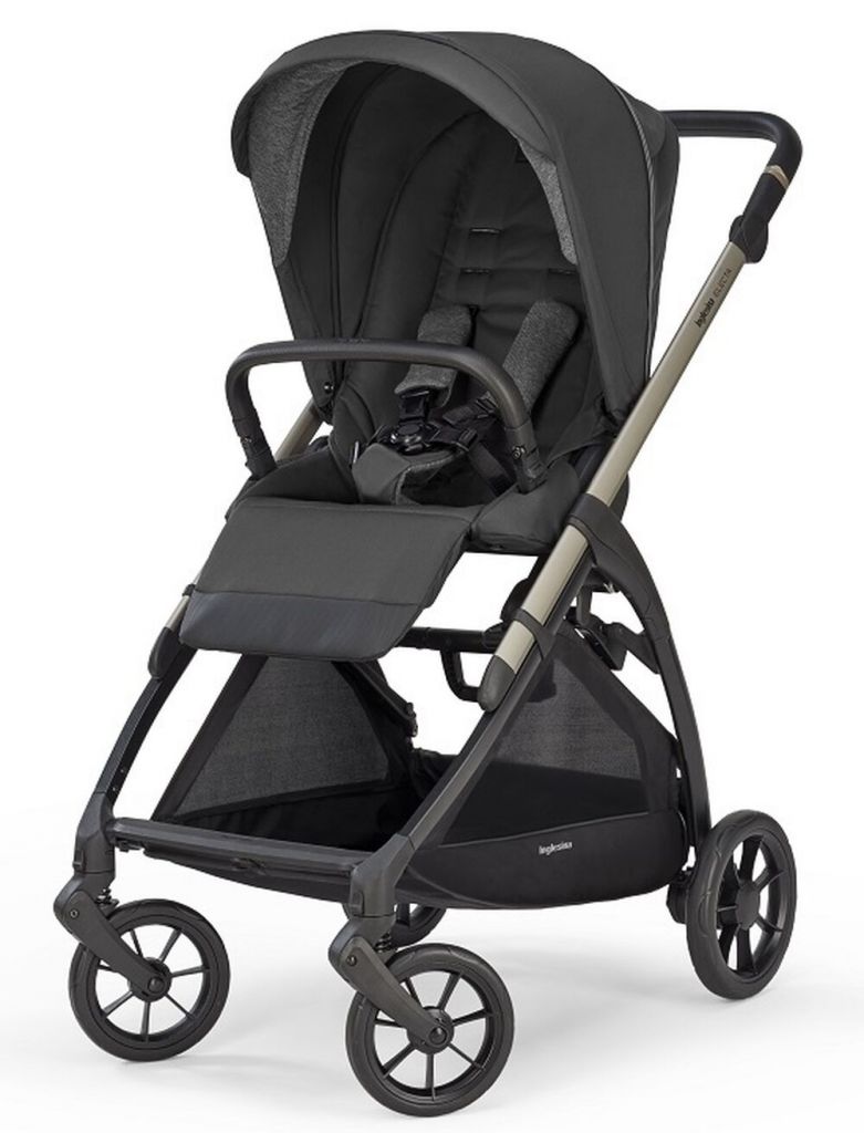 Коляска 2 в 1 Inglesina Electa с подставкой под люльку Stand Up, Upper Black