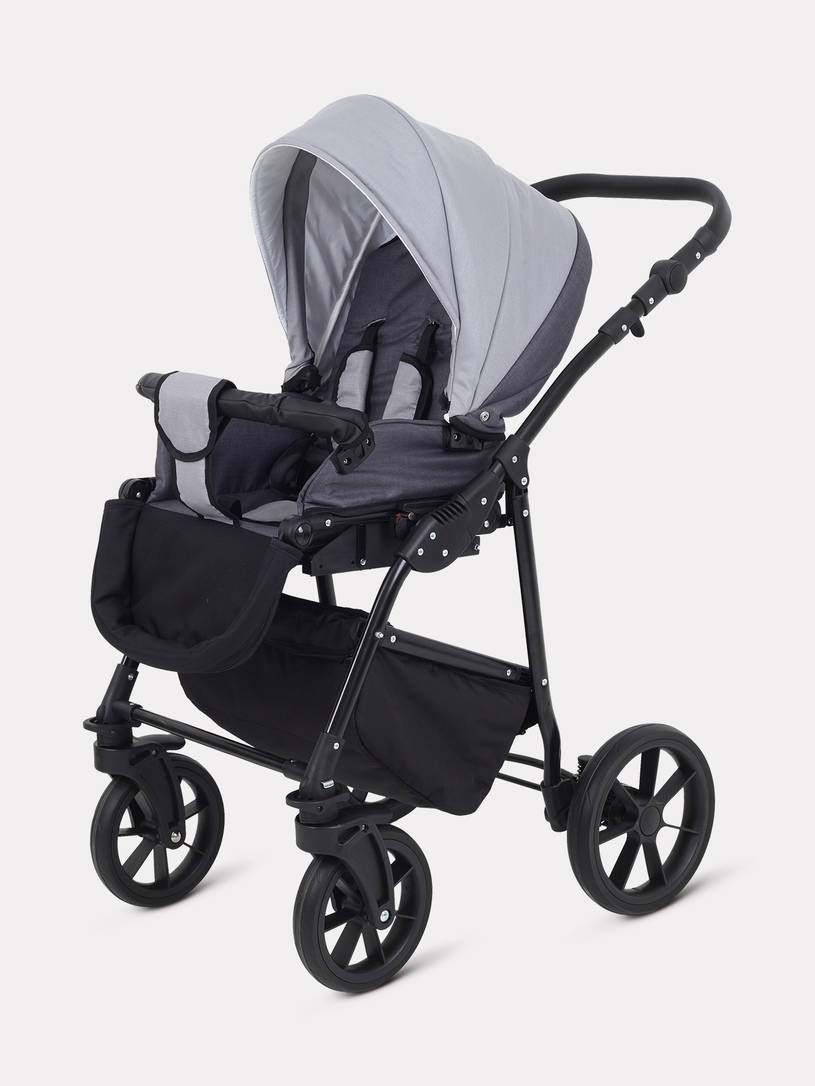Коляска 2 в 1 Rant Dream 2024 02 темно-серый - светло-серый