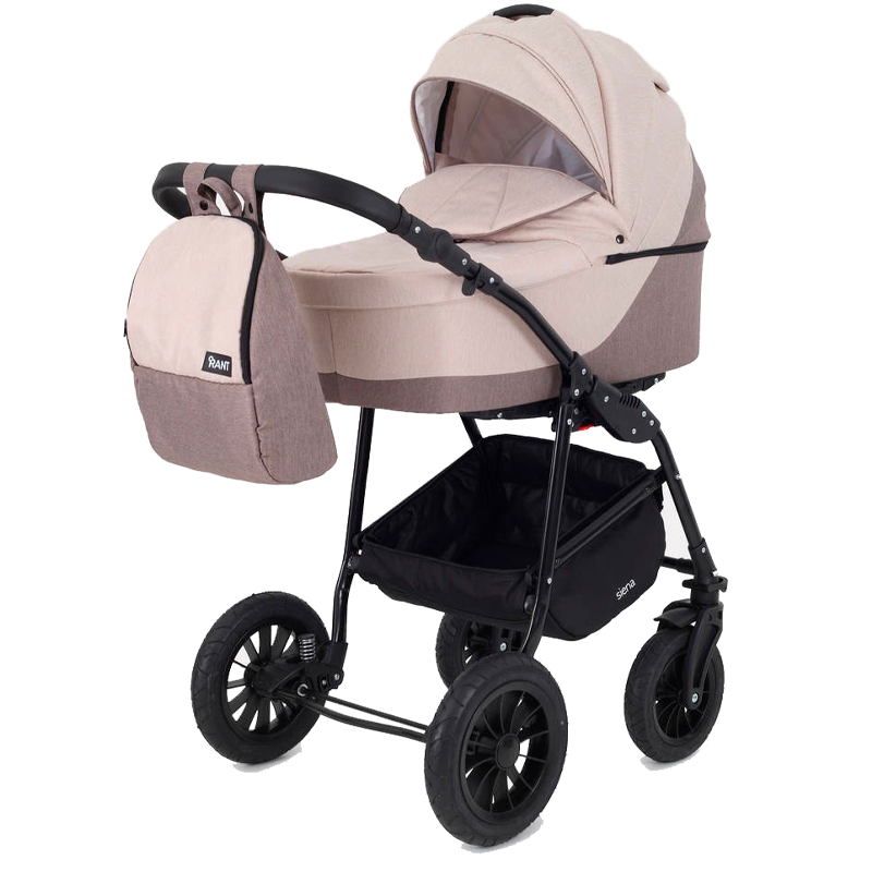 Коляска Rant Siena 2024 09 коричневый-бежевый