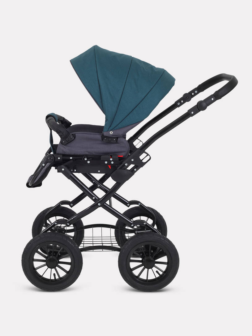 Коляска 2 в 1 Rant Siena Classic 2024 04 серый - темно-бирюзовый