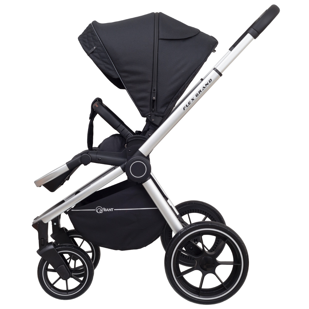 Коляска 3 в 1 Rant Flex Grand Midnight Black черный