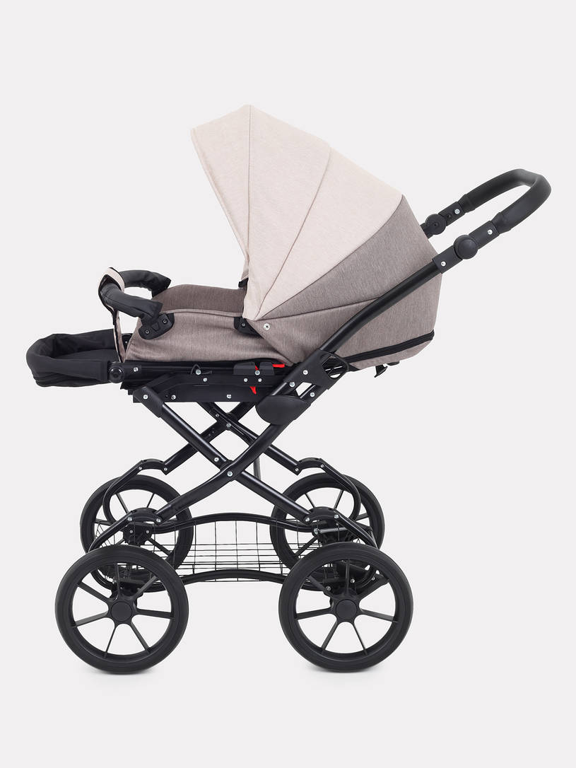 Коляска 2 в 1 Rant Dream Classic 2024 09 коричневый-бежевый