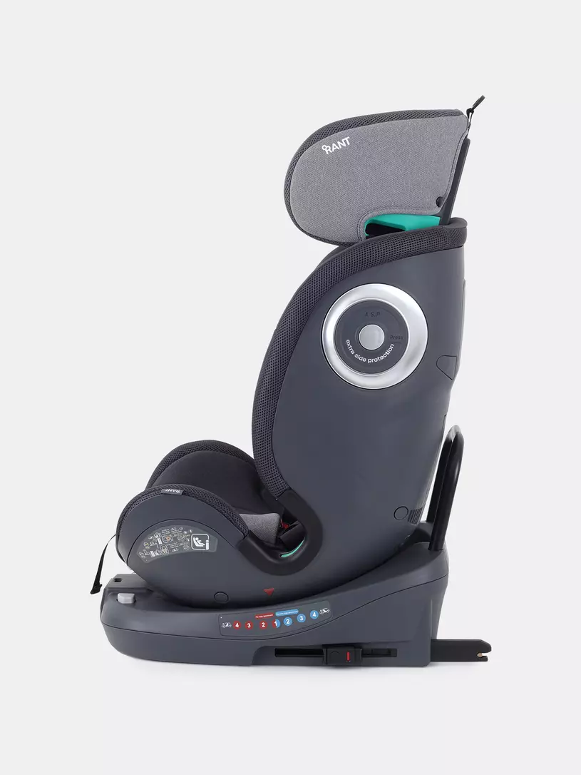 Автокресло Rant MultiFix группа 0/1/2/3 (0-36 кг), grey