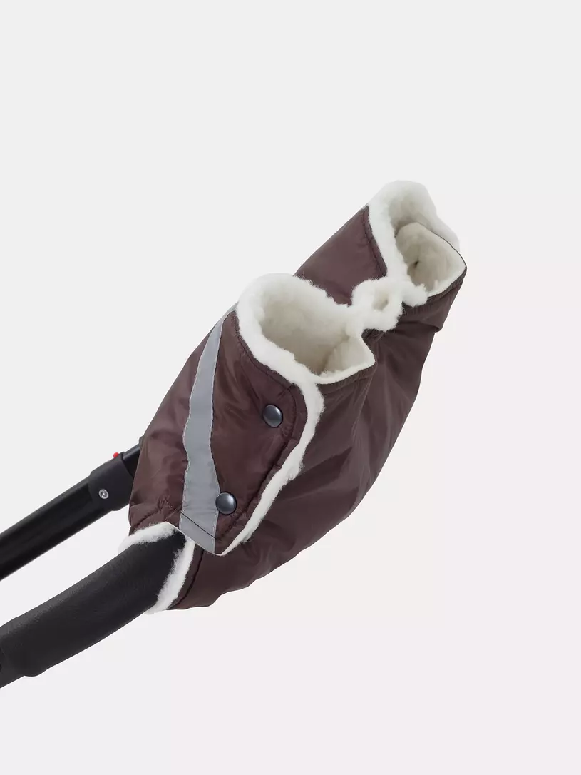 Муфта для рук на коляску Топотушки коричневый