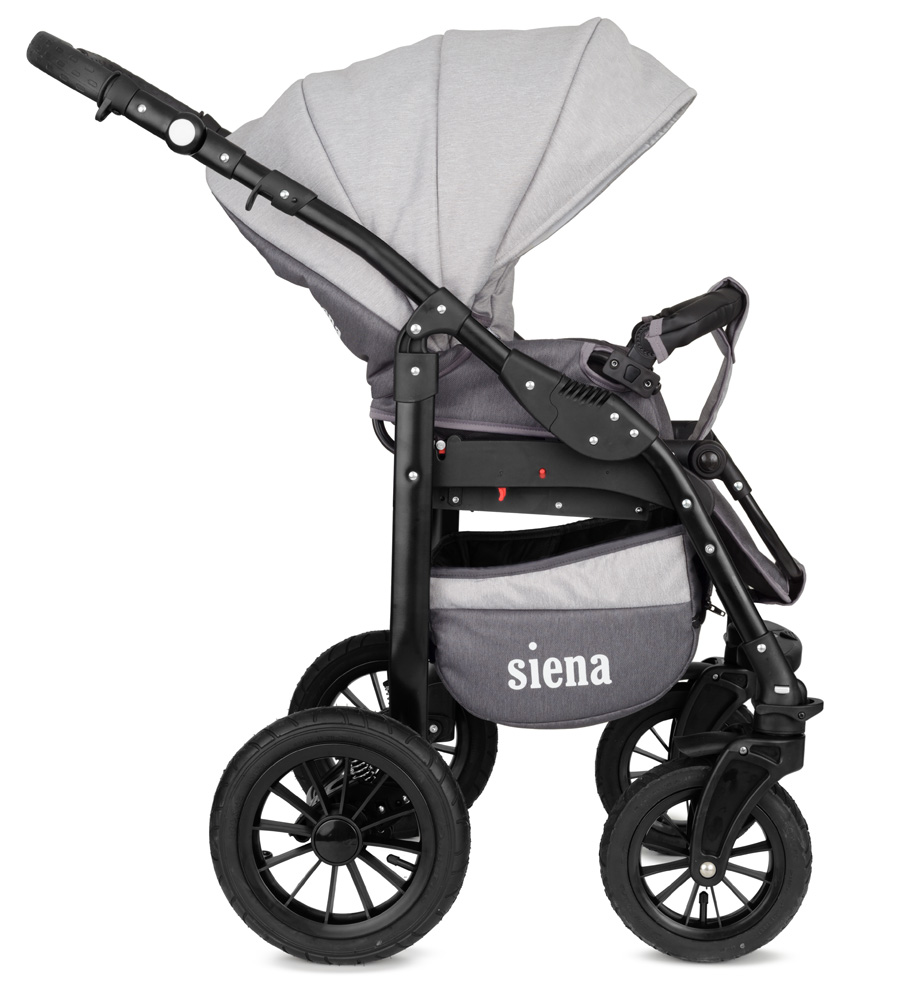 Коляска 3 в 1 Rant Siena 04 серый