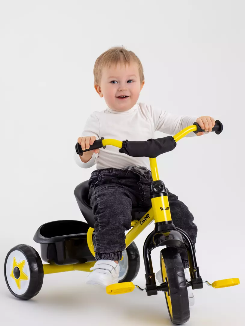 Велосипед трехколесный Rant Basic Champ Yellow