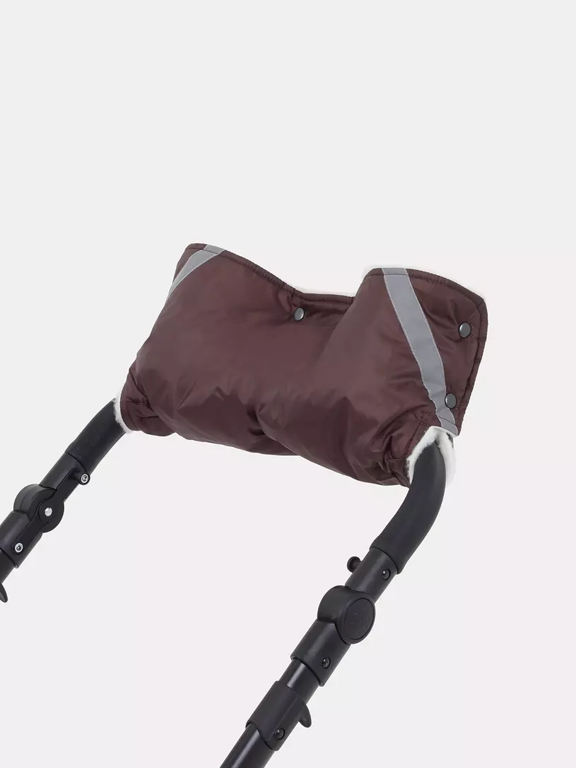 Муфта для рук на коляску Топотушки коричневый