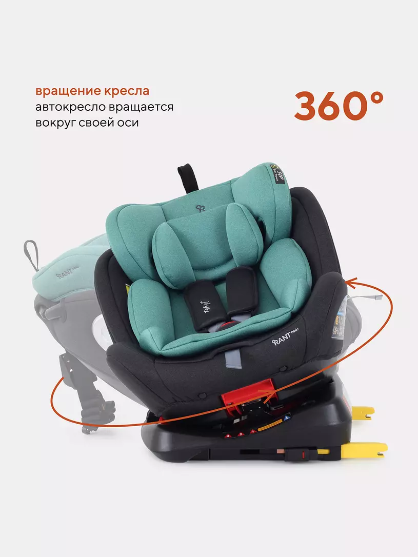 Автокресло Rant Basic Twist 0/1/2/3 (0-36 кг) Mint