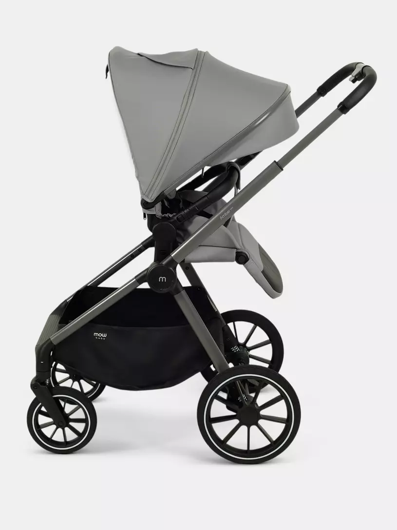 Коляска 3 в 1 Mowbaby Amber PRO Grey