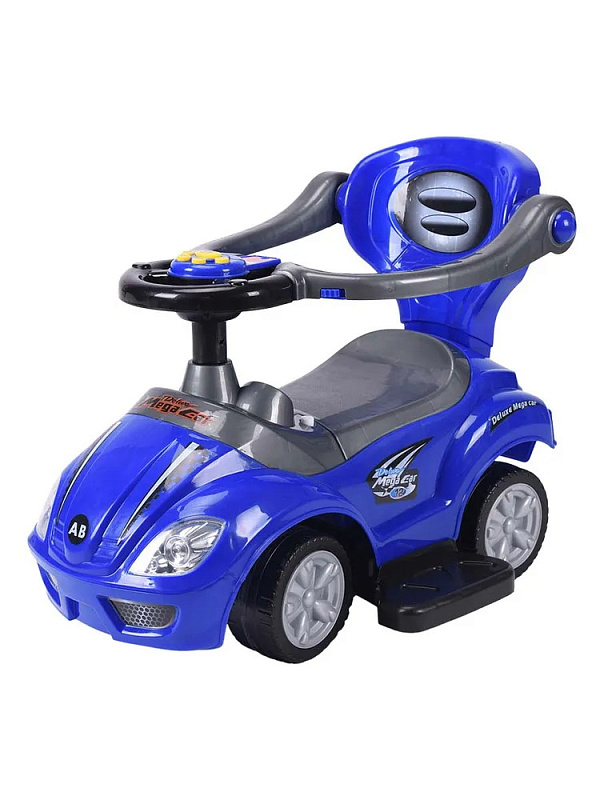 Детская каталка Sevillababy Mega Car 3 в 1 с ручкой BC202 blue/синий