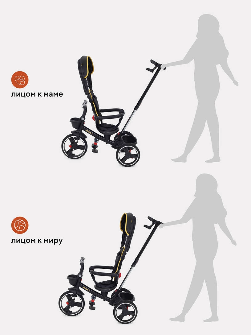 Велосипед трехколесный Rant Gravity Graphite