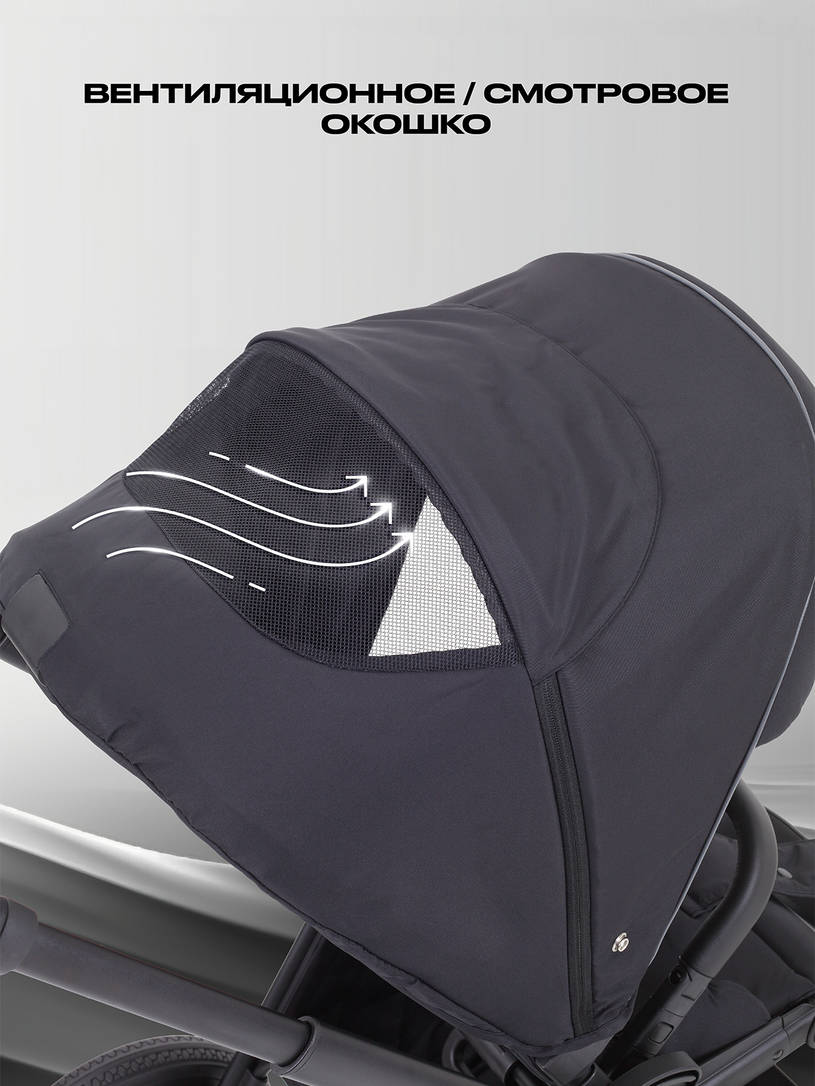 Коляска 3 в 1 Rant Flex 2025 RA077 Black