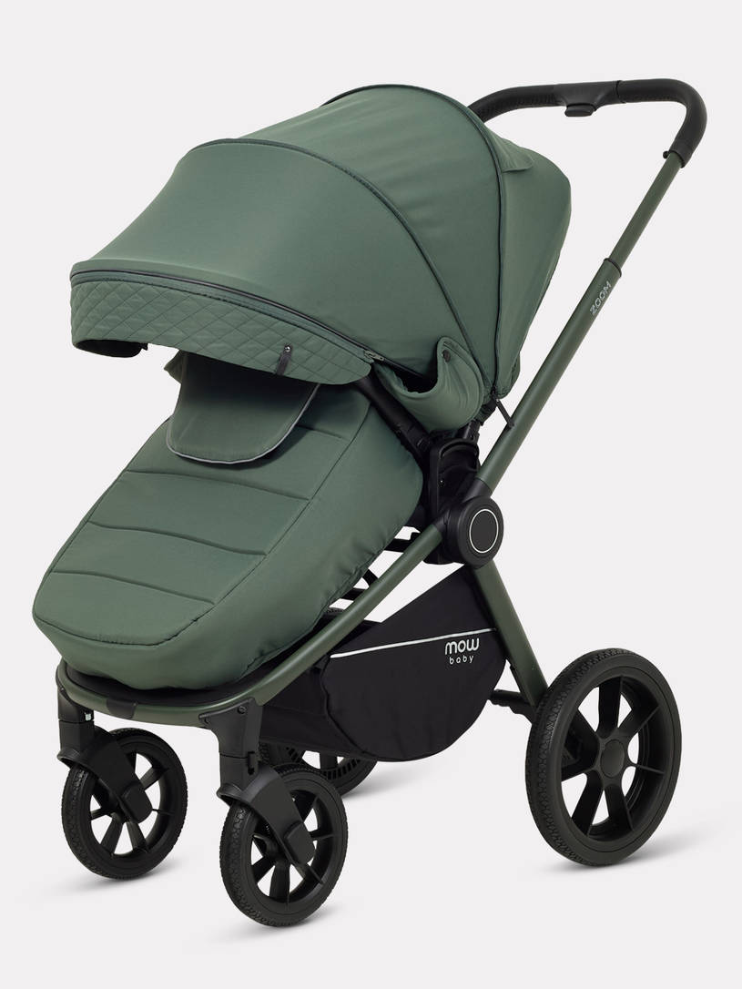 Коляска 2 в 1 Mowbaby Zoom PU Forest green