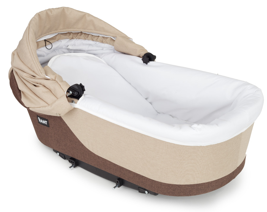 Коляска 3 в 1 Rant Siena 03 коричневый-кремовый