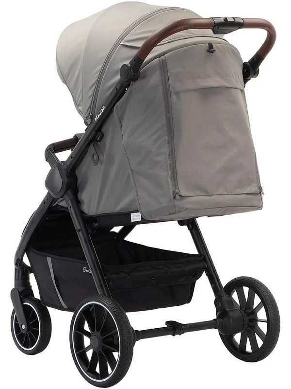 Детская прогулочная коляска Sevillababy Major серo-коричневый