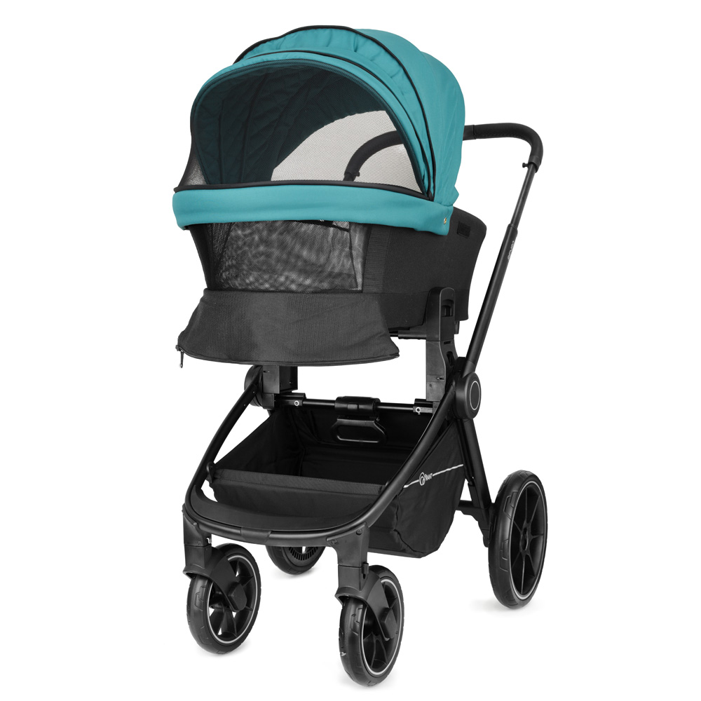 Коляска 3 в 1 Rant Senso Deep Malachite бирюзовый