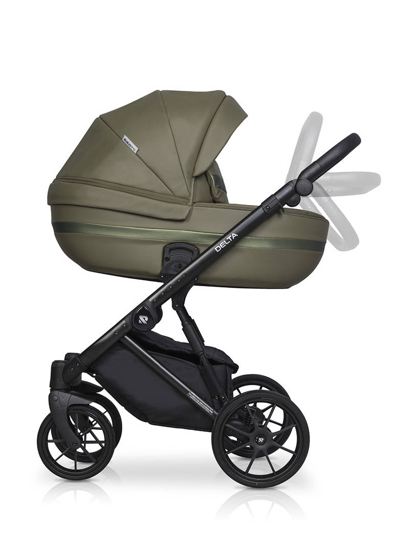 Коляска 2 в 1 RIKO BASIC DELTA ECCO 13 Olive