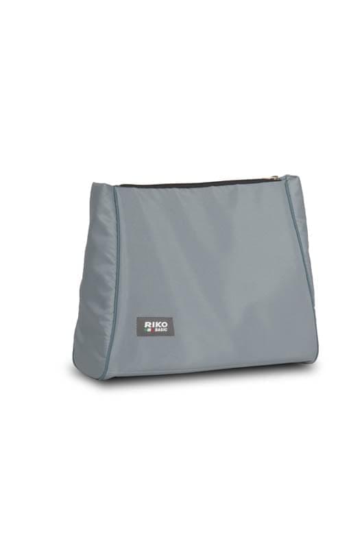 Коляска 2 в 1 Riko Basic Alfa 08 серо-бирюзовый