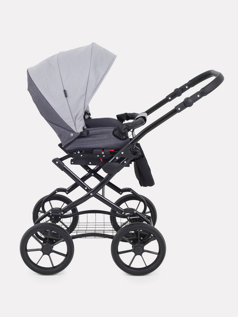 Коляска 2 в 1 Rant Dream Classic 2024 02 темно-серый - светло-серый
