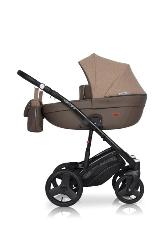 Коляска 2 в 1 Riko Basic Aicon 10 бежево-коричневый