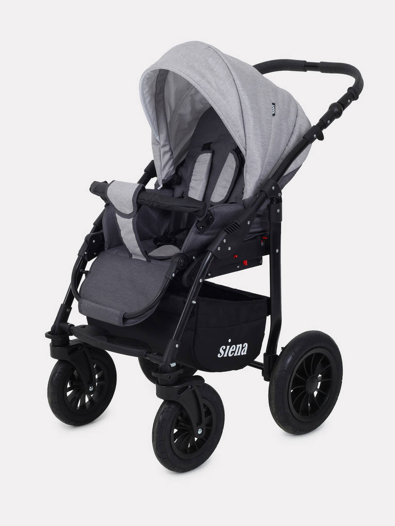 Коляска 2 в 1 Rant Siena 04 графит-серый
