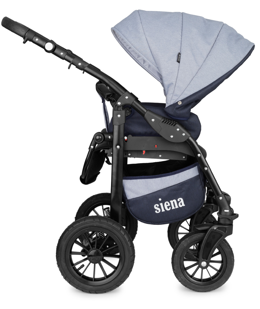 Коляска 3 в 1 Rant Siena 01 синий