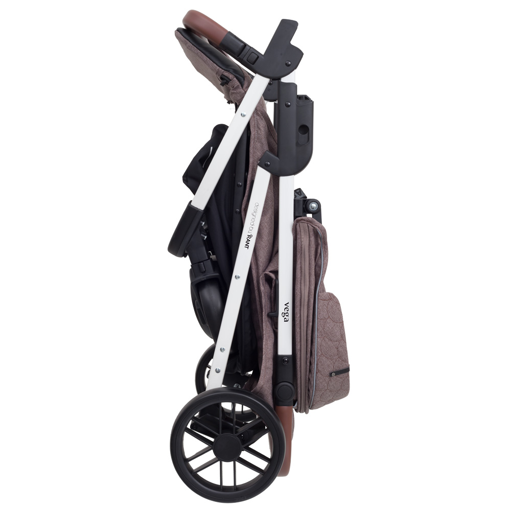 Коляска прогулочная Rant Vega Trends Lines brown (2021). Цвет: Коричневый
