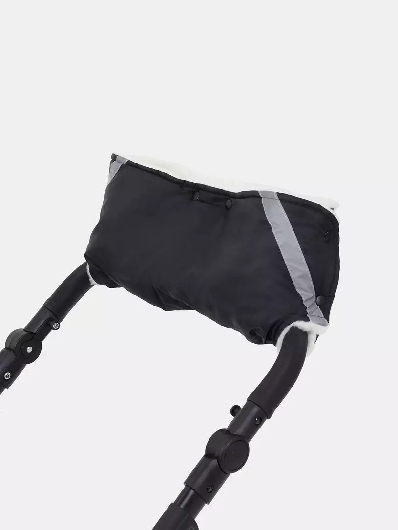 Муфта для рук на коляску Топотушки черный