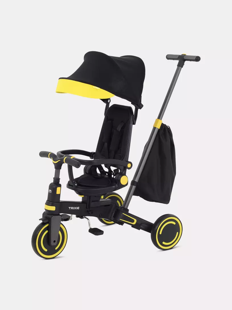 Велосипед 3-х колесный Mowbaby Trixie Black-yellow