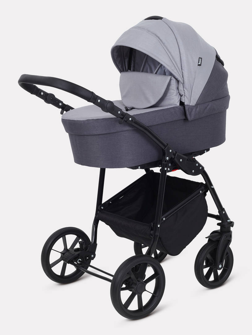 Коляска 2 в 1 Rant Dream 2024 02 темно-серый - светло-серый