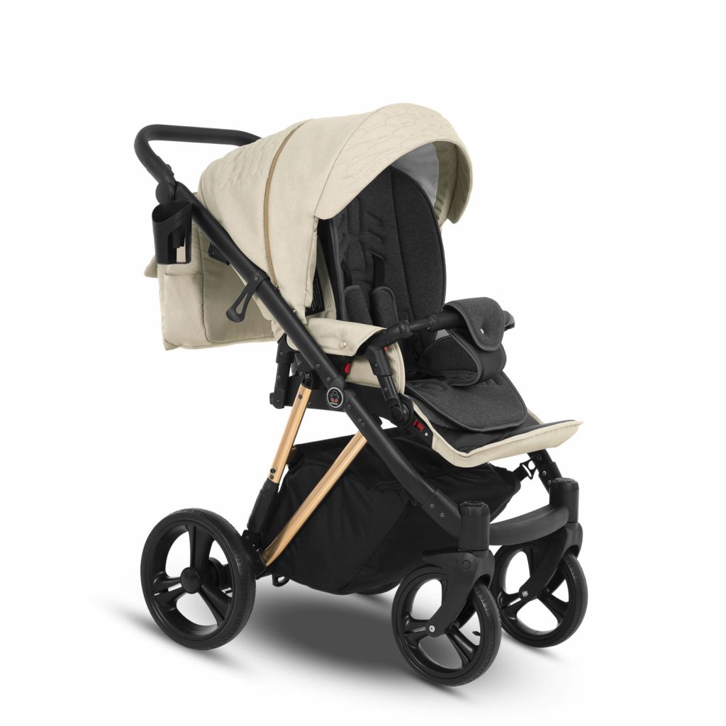 Коляска 2 в 1 Camarelo Faro, Светло-бежевый меланж