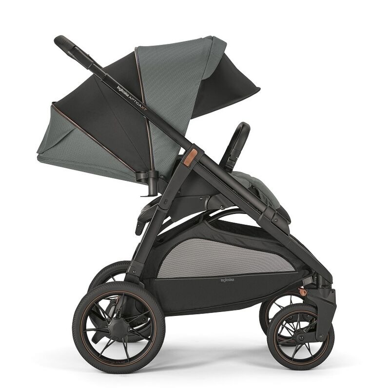 Коляска 3 в 1 i-Size Inglesina Aptica XT New с подставкой под люльку Standup, Magnet Grey