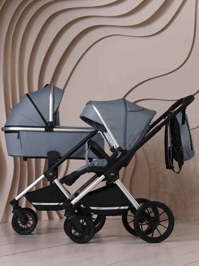 Коляска 2 в 1 Mowbaby Tilda Blue