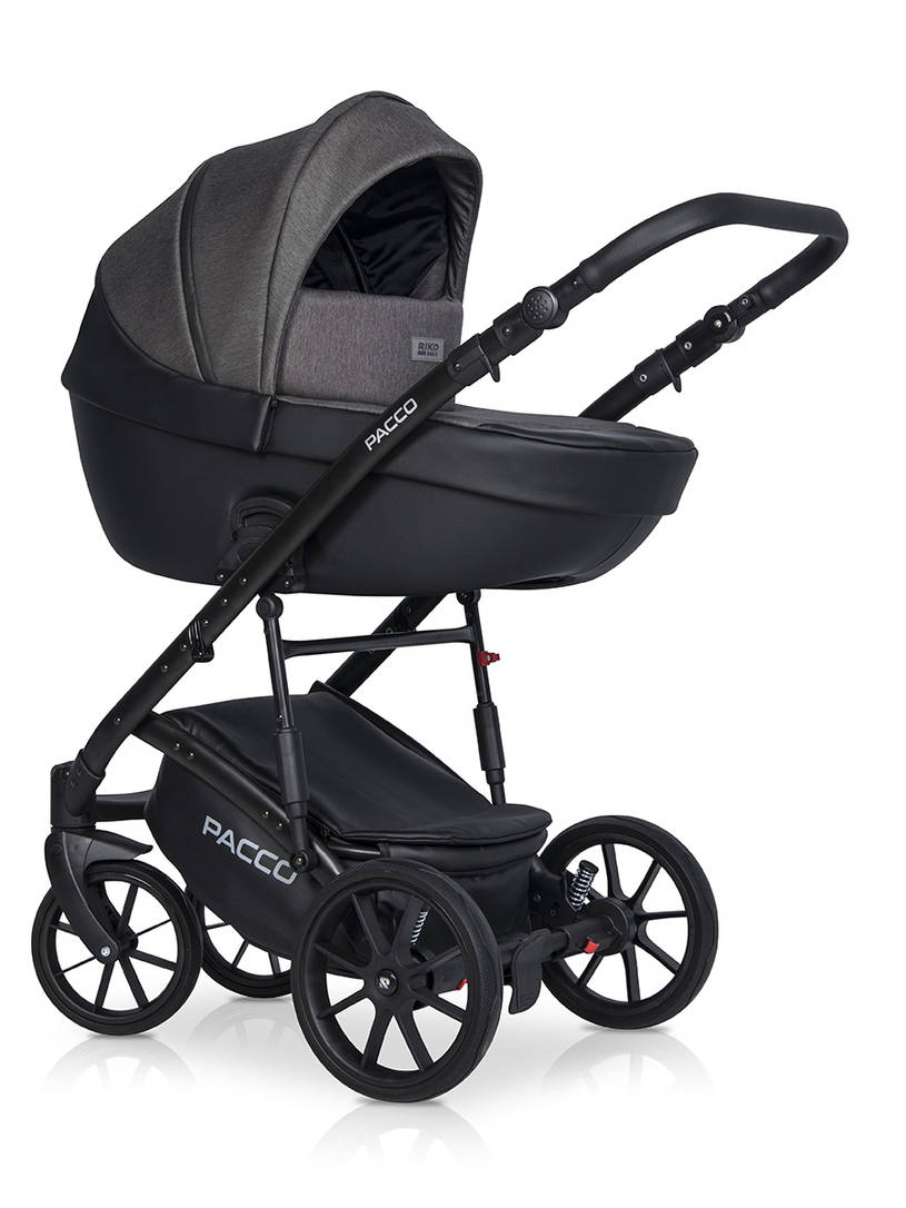 Коляска 2 в 1 RIKO BASIC PACCO 04 Carbon