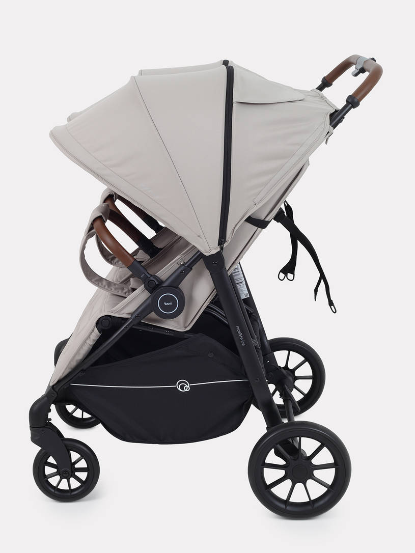 Коляска прогулочная для двойни Rant Twinny Milk coffee 2025