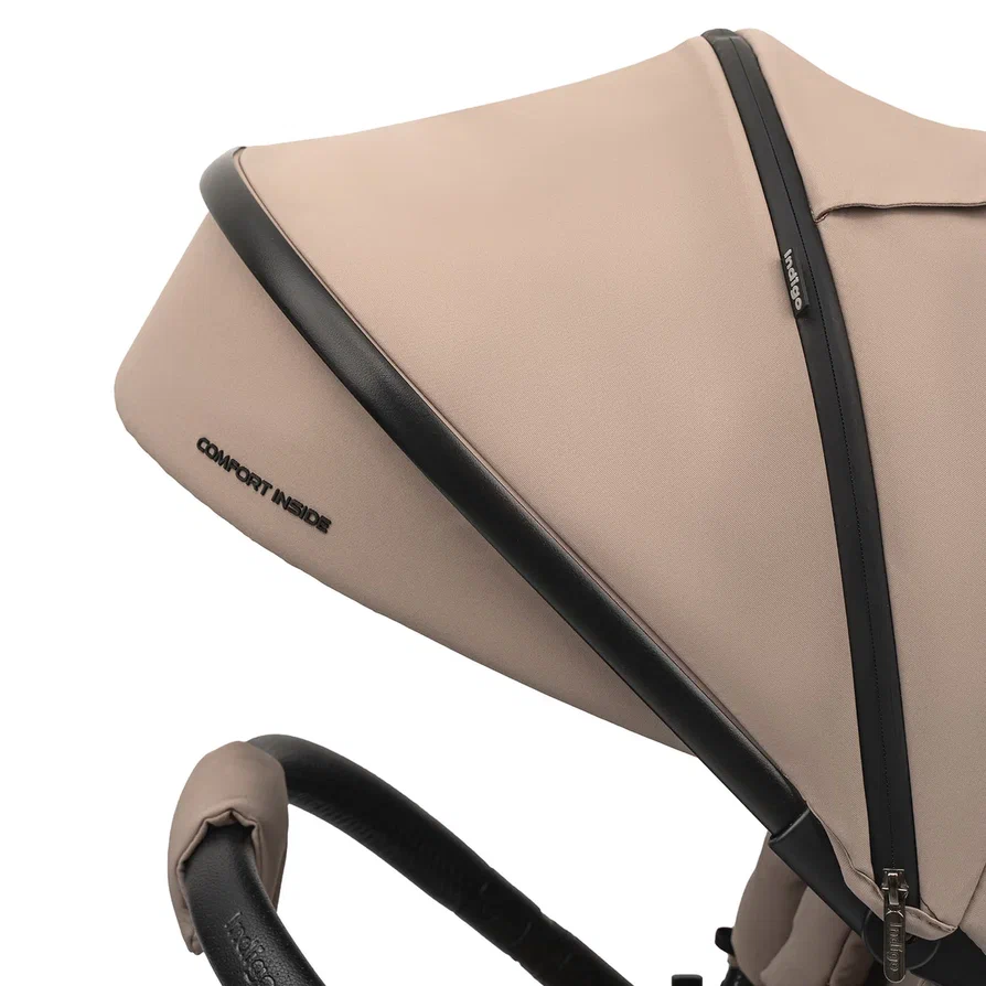 Коляска 2 в 1 Indigo SOLAR бежевый