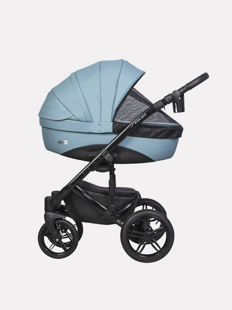 Коляска 3 в 1 Riko Sigma Pro Сrystal blue