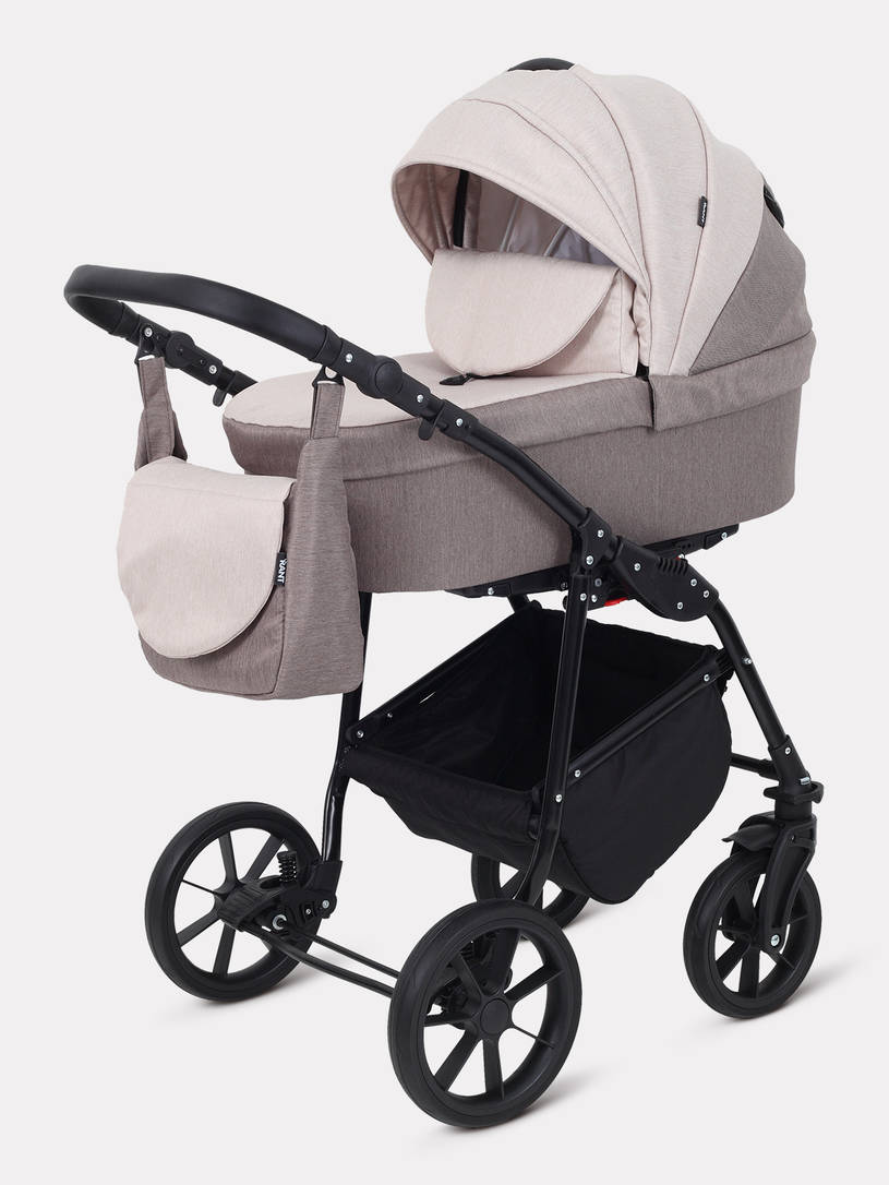 Коляска 2 в 1 Rant Dream 2024 09 коричневый-бежевый
