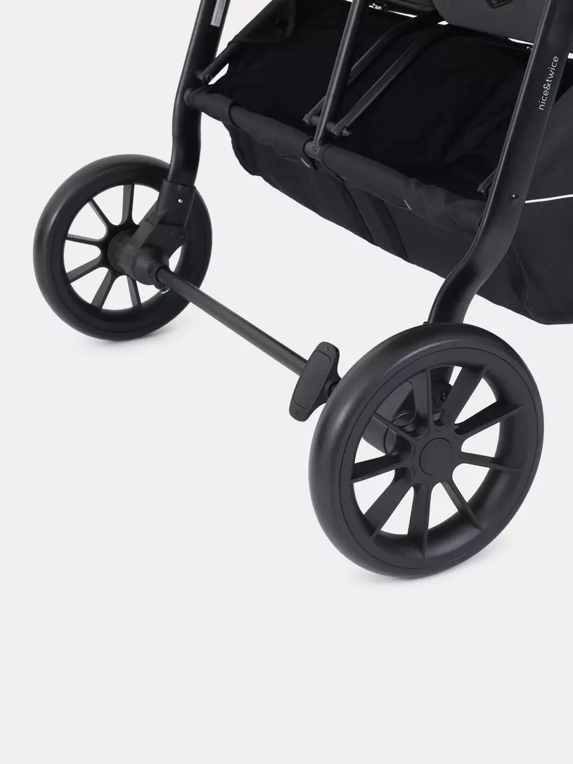 Коляска прогулочная для двойни Rant Twinny Chocolate 2025