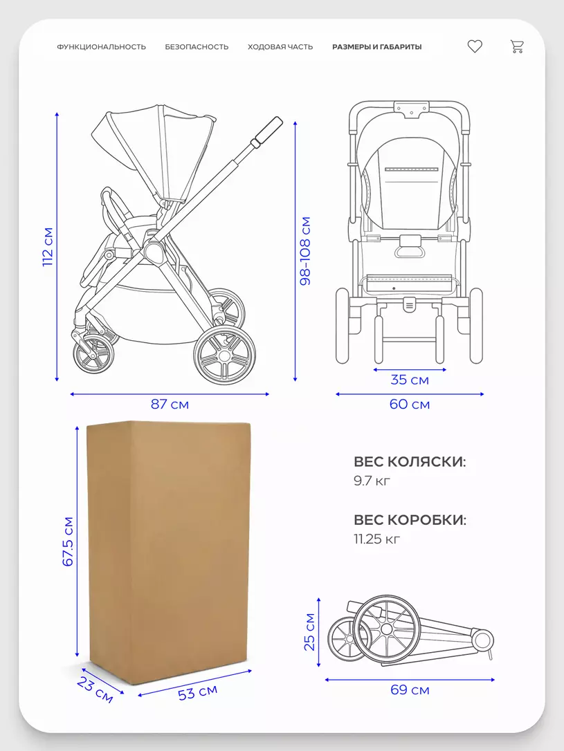 Коляска прогулочная Rant Basic Wave Graphite